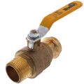 Product Image of 1" Press X 1" MIP Full Port Ball Valve w/ Reversible Handle (Lead Free)