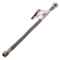 Product Image of PRO1F12 12" Braided Stainless Steel Hose Faucet Connector (3/8" Compression x 1/2" FIP)