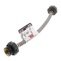 Product Image of PRO1F12CS 12" Click Seal Braided Stainless Steel Hose Faucet Connector (3/8" Compression x 1/2" FIP)