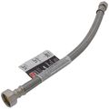 Product Image of PRO1F12 12" Braided Stainless Steel Hose Faucet Connector (3/8" Compression x 1/2" FIP)