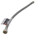 Product Image of PRO1F16 16" Braided Stainless Steel Hose Faucet Connector (3/8" Compression x 1/2" FIP)