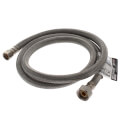 Product Image of PRO1F48 48" Braided Stainless Steel Hose Faucet Connector (3/8" Compression x 1/2" FIP)