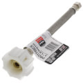 Product Image of 9" Pro-Series Click Seal Braided Stainless Steel Hose Toilet Connector (3/8" Compression x 7/8" Ballcock)