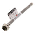 Product Image of 9" Pro-Series Braided Stainless Steel Hose Toilet Connector w/ Metal Nut (3/8" Compression x 7/8" Ballcock)
