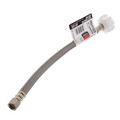 Product Image of 12" Pro-Series Click Seal Braided Stainless Steel Hose Toilet Connector (3/8" Compression x 7/8" Ballcock)