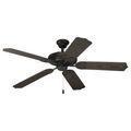 Product Image of AirPro 52" 5 Blade Indoor/Outdoor Ceiling Fan (Forged Black), P2502-80