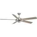 Product Image of Ellwood 68" 5 Blade Ceiling Fan with Remote (Brushed Nickel), P2546-09