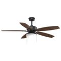 Product Image of Billows 52" Ceiling Fan with Light Kit (Forged Black), P2552-80