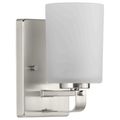 Product Image of League 1 Light Etched Glass Bath Vanity Light (Brushed Nickel), P300341-009
