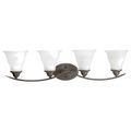Product Image of Trinity 4 Light Bath Vanity Light (Brushed Nickel), P3193-09
