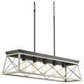 Product Image of Linear Island Chandelier, 100W, 120V (Antique Bronze), P400048-020
