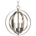 Product Image of Equinox 3 Light Pendant (Burnished Silver), P5142-126