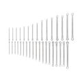 Product Image of Long Fixed/Flex Head 12-Point Ratcheting Box End Wrench Set, 34-Piece (1/4-1", 6-24 mm)