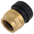 1" CTS x 1" NPS ProLock Female Adapter (Brass Nut)