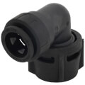 Product Image of PSEI632838E Female Elbow Connector, 3/4" CTS x 1" NPS, Black