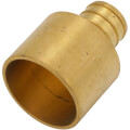 Product Image of 3/4" PEX x 1" Female Sweat Copper Pipe Brass Adapter (Lead Free)