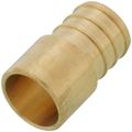 Product Image of 3/4" PEX x 1/2" Copper Pipe Brass Adapter (Lead Free)