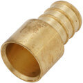 Product Image of 5/8" PEX x 1/2" Female Sweat Copper Pipe Brass Adapter (Lead Free)