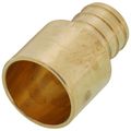 Product Image of 3/4" PEX x 3/4" Copper Pipe Brass Adapter (Lead Free)