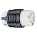 Product Image of Turnlok Industrial Grade Connector, 15A, NEMA L5-15R - Black/White (125V)