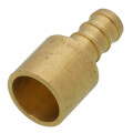 Product Image of 3/8" PEX x 1/2" Copper Fitting Brass Adapter (Lead Free)