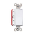 Product Image of PlugTail Decorator Single-Pole Commercial Grade Switch, 15A - White (120V)