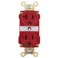 Product Image of PlugTail Extra Heavy-Duty Hospital Grade Duplex Receptacle, 2P, NEMA 5-20R - Red (125V)