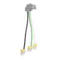 Product Image of 6" PlugTail Commercial Grade Connector w/ Wago, 2P, Right Angle, Stranded