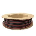 Product Image of 200' Black PVC Tubing w/ Red Stripe
