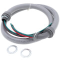 Product Image of 3/4" X 4' Whip with Non-Metallic Fitting (Straight X 90 Degree [#8 Wire])