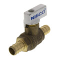Product Image of 1/2" PEX Bronze Mini Ball Valve (Lead Free)