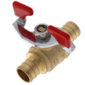 Product Image of 3/4" PEX x 3/4" PEX Ball Valve, T-Handle (Lead Free)