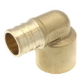 Product Image of 3/4" PEX x 3/4" Copper Pipe DZR Brass Elbow (Lead Free)