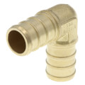 1/2" PEX Crimp DZR Brass 90 Elbow (Lead Free)