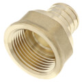 1" PEX x 1" NPT DZR Brass Female Adapter (Lead Free)