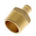 Product Image of 1/2" PEX x 3/4" NPT Brass Male Adapter (Lead Free)