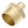 Product Image of 3/4" PEX x 1" NPT DZR Brass Male Adapter (Lead Free)