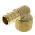Product Image of 1/2" PEX x 1/2" Male Threaded Brass Elbow (Lead Free)