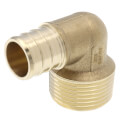 Product Image of 3/4" PEX x 3/4" Male Threaded DZR Brass Elbow (Lead Free)