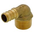 Product Image of 1/2" PEX x 1/2" Male Threaded Brass Elbow (Lead Free)