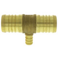 Product Image of 1-1/4" PEX x 1-1/4" PEX x 1/2" PEX Brass Tee (Lead Free)