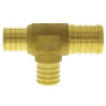 Product Image of 1-1/4" PEX x 1" PEX x 1" PEX Brass Tee (Lead Free)
