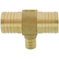 Product Image of 1-1/2" PEX x 1-1/2" PEX x 3/4" PEX Brass Tee (Lead Free)