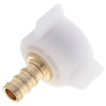 Product Image of 1/2" PEX Crimp x 7/8" Straight Swivel Toilet Adapter - Plastic Nut (Lead Free)