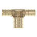 Product Image of 1/2" PEX x 1/2" PEX x 3/4" PEX DZR Brass Tee (Lead Free)