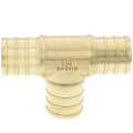 Product Image of 3/4" PEX DZR Brass Tee (Lead Free)