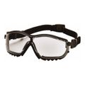 Product Image of V2G Anti-Fog & Scratch-Resistant Safety Goggles, Black Frame, Clear H2X Anti-Fog Lens