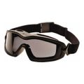 Product Image of V2G Plus Anti-Fog & Scratch-Resistant Safety Glasses, Black Frame, Gray H2X Anti-Fog Dual Lens