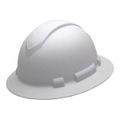 Product Image of Ridgeline Full Brim Hard Hat, 4-Point Ratchet Suspension, White Graphite Pattern