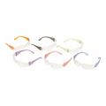 Product Image of Mini Intruder Scratch-Resistant Safety Glasses, Clear Hardcoated Lens, Multi-Color Temples (Pack of 12)